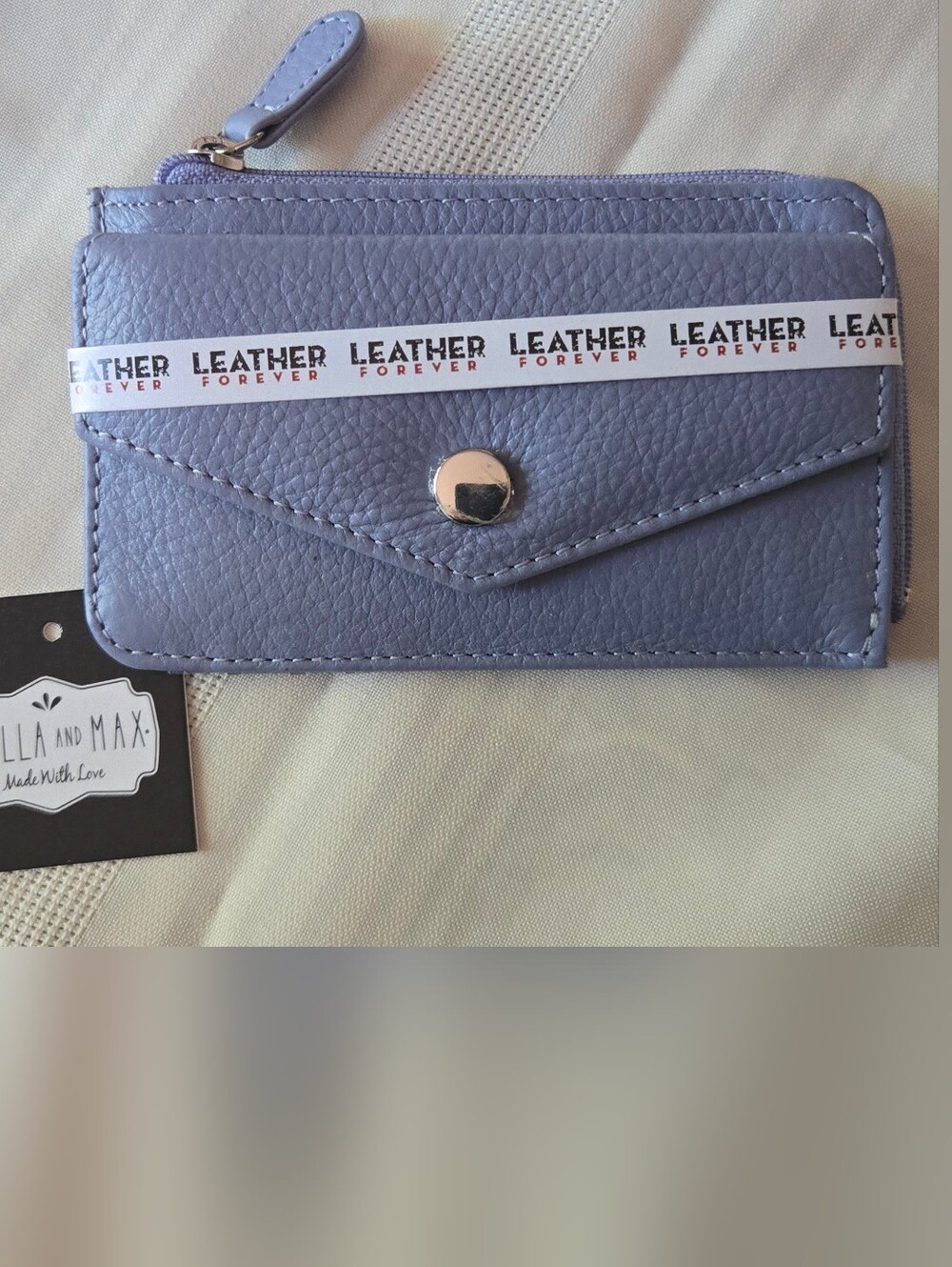 NWT Stella & Max Leather Envelope Card Wallet